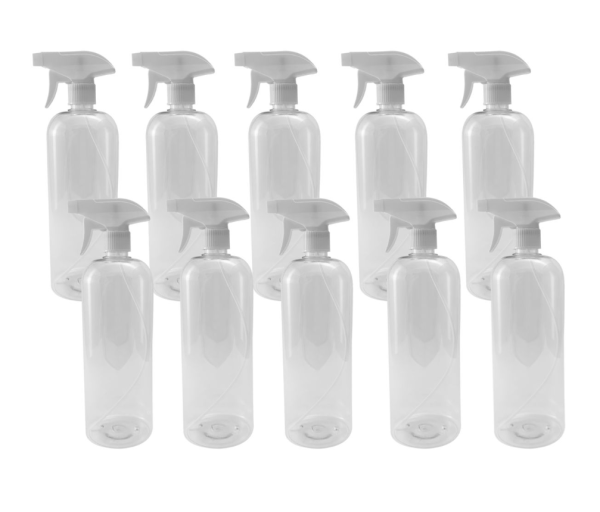 1 Litre Clear Plastic Bottle with Trigger
